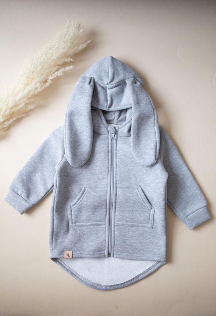 „Hase” Strickjacke- GRAY