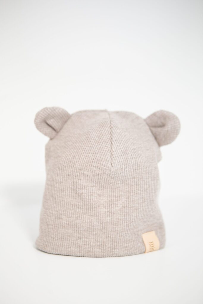 Beanie-Mütze mit Ohren - Oat