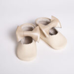„Mary Jane” Moccasin- BEIGE/ PEARL