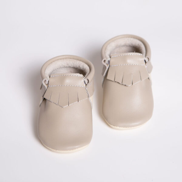Mokassin „Classic“ – Greige