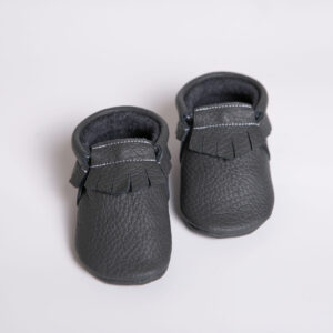 „Classic” Moccasin – Dark gray