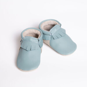 „Classic” Moccasin – Dusty Mint