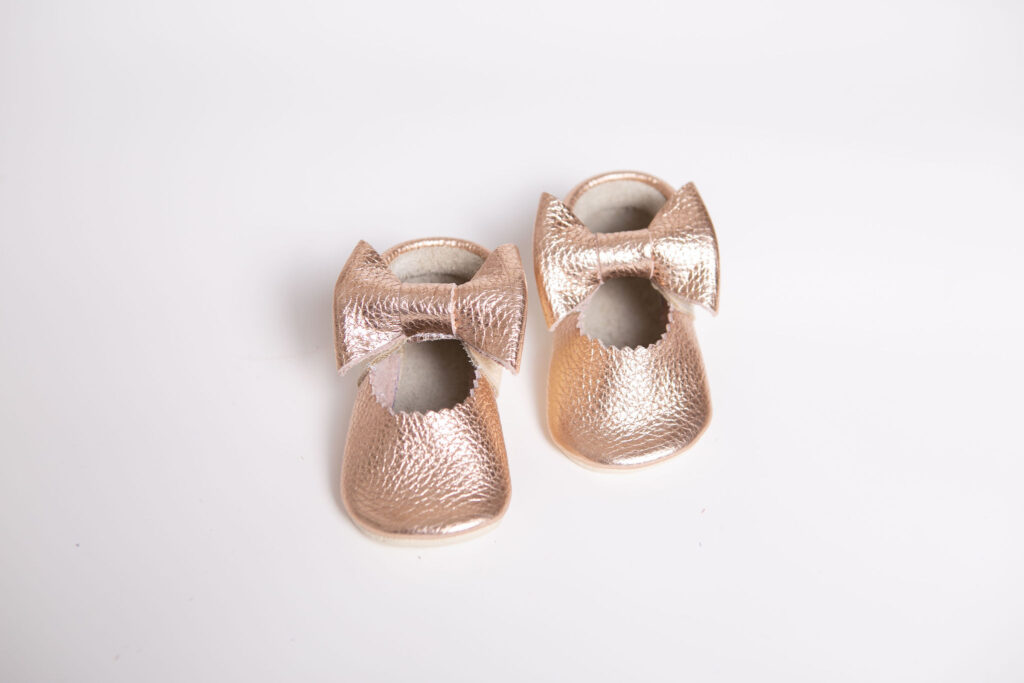 „Mary Jane” Moccasin – Rose gold