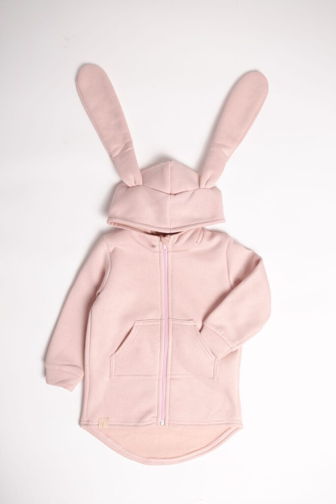 Strickjacke „Häschen“ – Rosa