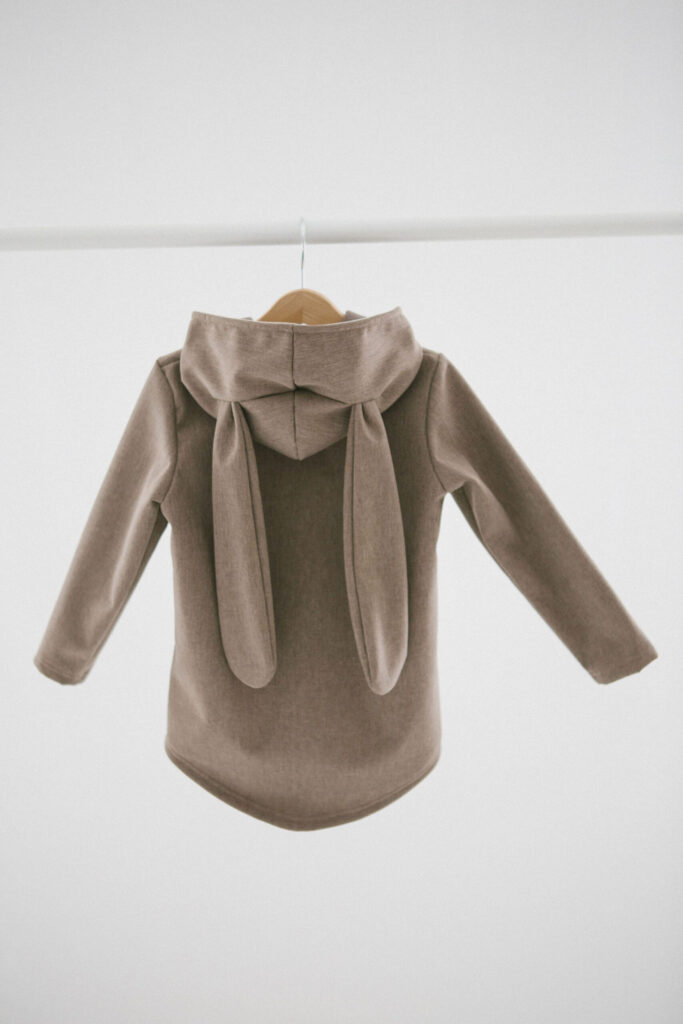„Hase” Softshell-Jacke – Melange Brown