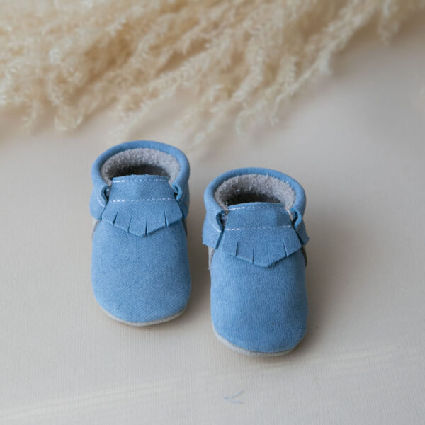 Mokassin „Classic“ – Jeansblau