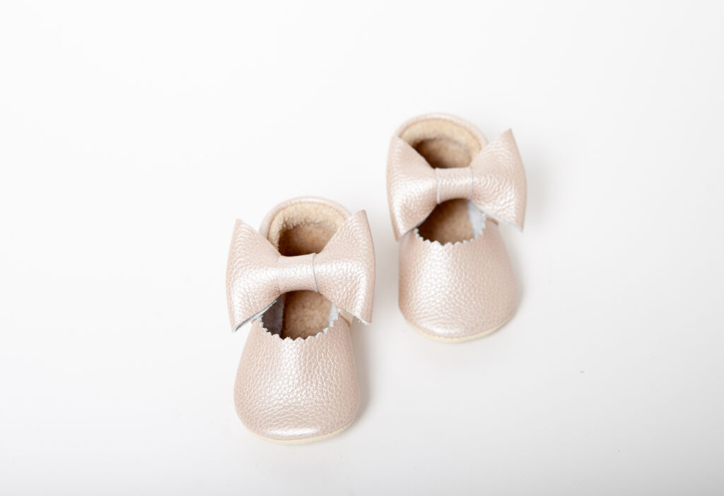 „Mary Jane” Moccasin – Blush Pearl
