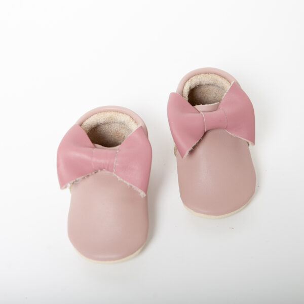 Mokassin „Bow“ – Altrosa