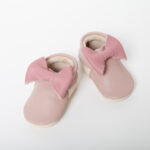 „Bow” Moccasin – Dusty Rose/ Deep Blush