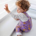Mitwachsende Latzhose „Giraffen“