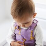 Mitwachsende Latzhose „Giraffen“