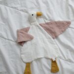 Kuscheltuch „Gänschen“ – Mauve