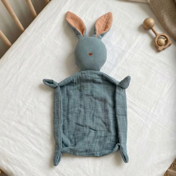 Kuscheltuch „Häschen“ – Blau
