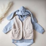 Strickjacke „Häschen“ – Grau